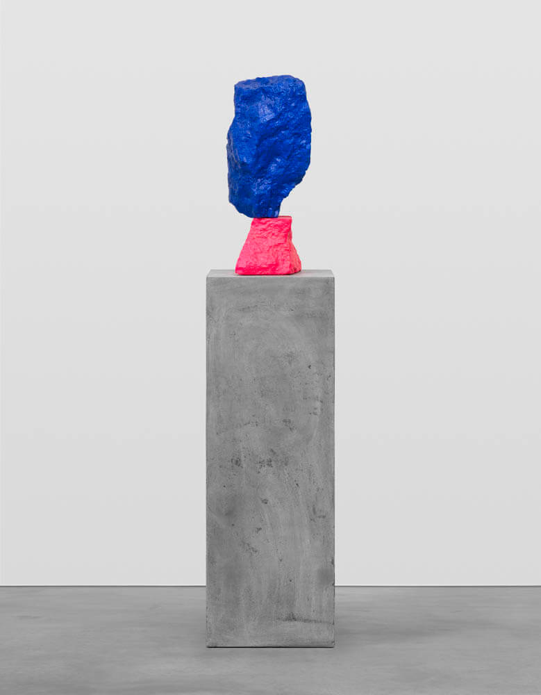 pink blue mountain | UGO RONDINONE