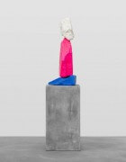 blue pink white mountain | UGO RONDINONE