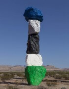 green white black silver blue mountain | UGO RONDINONE