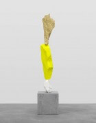 white yellow gold mountain | UGO RONDINONE