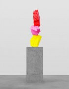 yellow pink red mountain | UGO RONDINONE