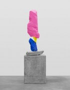 silver blue yellow pink mountain | UGO RONDINONE