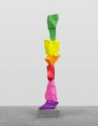 purple pink red orange yellow green mountain | UGO RONDINONE