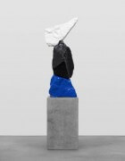 blue black white mountain | UGO RONDINONE