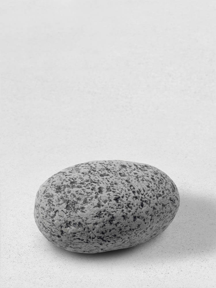 still.life. (black and white boulder) | UGO RONDINONE