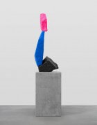 black blue pink mountain | UGO RONDINONE