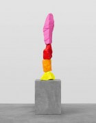 yellow orange red pink mountain | UGO RONDINONE