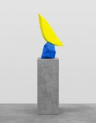 blue yellow mountain | UGO RONDINONE
