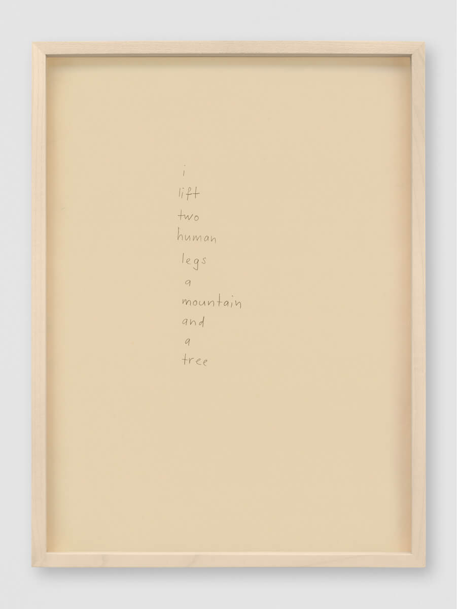 poem | UGO RONDINONE