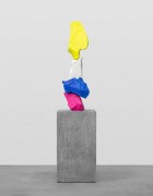 pink blue white yellow mountain | UGO RONDINONE