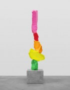 green yellow orange red pink mountain | UGO RONDINONE