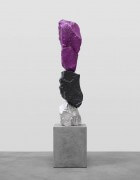 silver black purple mountain | UGO RONDINONE