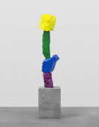 violet blue green yellow mountain | UGO RONDINONE