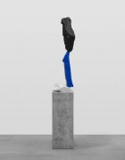 white blue black mountain | UGO RONDINONE