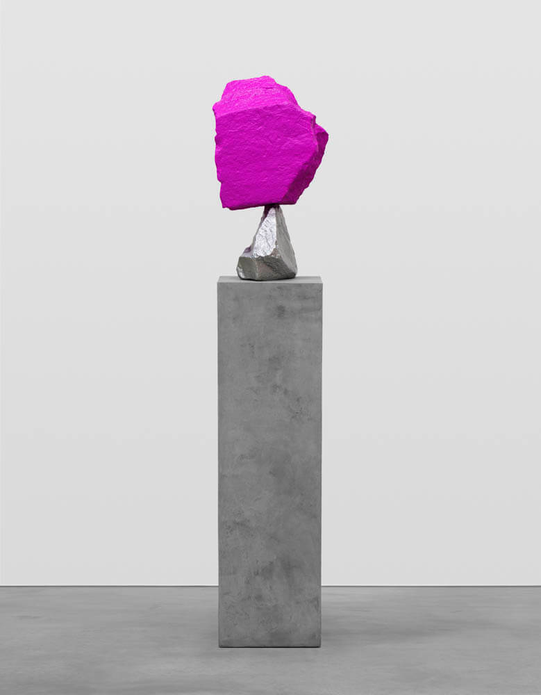 silver violet mountain | UGO RONDINONE
