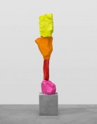 pink red orange yellow mountain | UGO RONDINONE