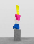 blue white pink yellow mountain | UGO RONDINONE