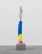 pink yellow blue silver mountain | UGO RONDINONE