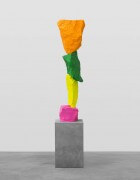 pink yellow green orange mountain | UGO RONDINONE