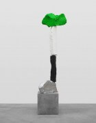 silver black white green mountain | UGO RONDINONE