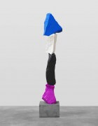 violet black white blue mountain | UGO RONDINONE