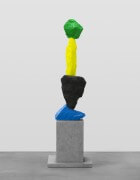 blue black yellow green mountain | UGO RONDINONE