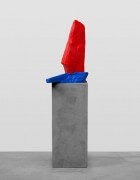 blue red mountain | UGO RONDINONE