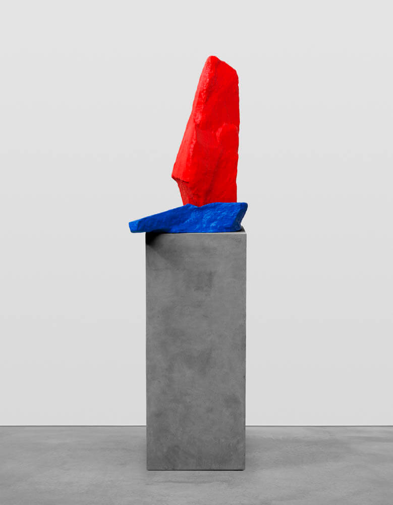 blue red mountain | UGO RONDINONE