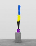 violet black yellow blue mountain | UGO RONDINONE