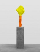 orange yellow mountain | UGO RONDINONE
