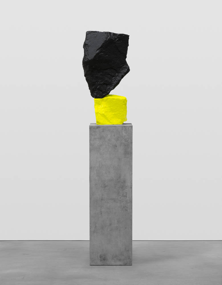 yelow black mountain | UGO RONDINONE