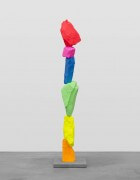 orange yellow green blue pink red mountain | UGO RONDINONE