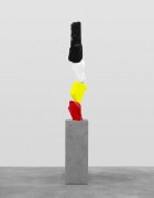 red yellow white black mountain | UGO RONDINONE