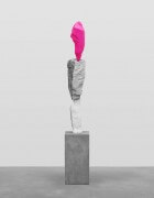 white silver pink mountain | UGO RONDINONE