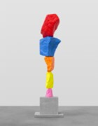 pink yellow orange blue red mountain | UGO RONDINONE