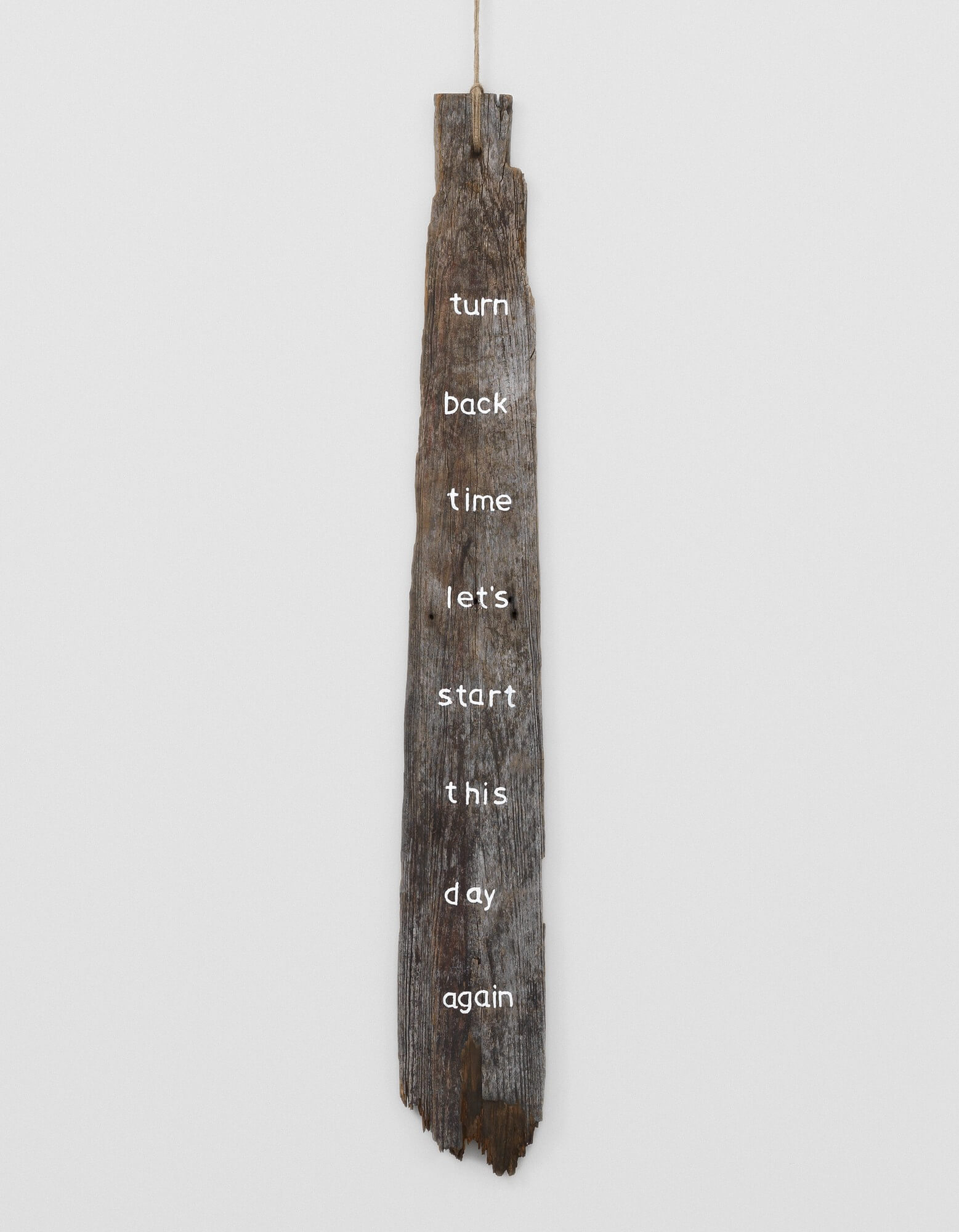 lines out to silence | UGO RONDINONE