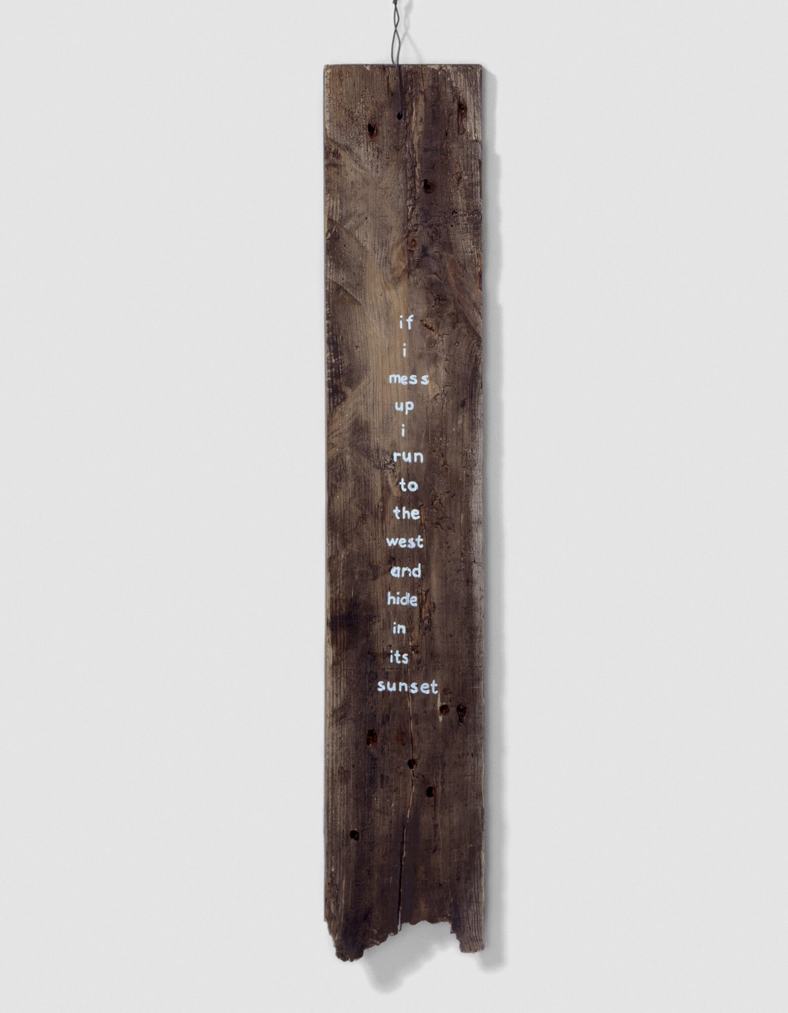 lines out to silence | UGO RONDINONE