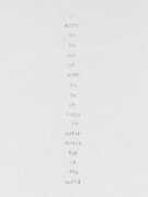 poem | UGO RONDINONE