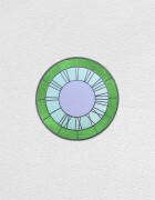 green, green, violet clock | UGO RONDINONE