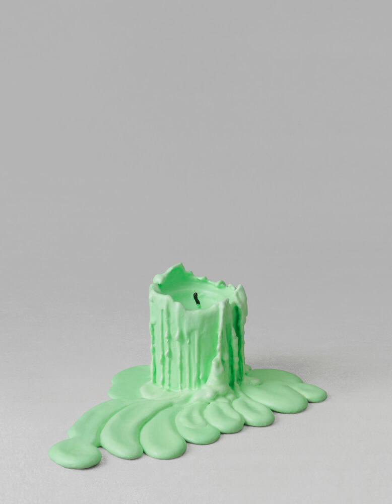 still.life. (aquamarine green candle) | UGO RONDINONE