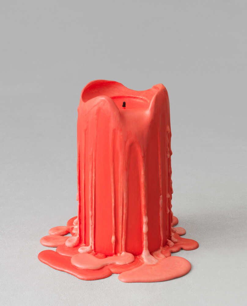 still.life. (fuchsia pink candle) | UGO RONDINONE