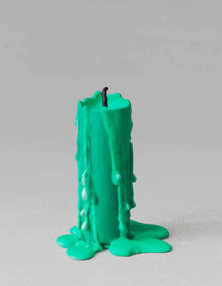 still.life. (pine green candle) | UGO RONDINONE