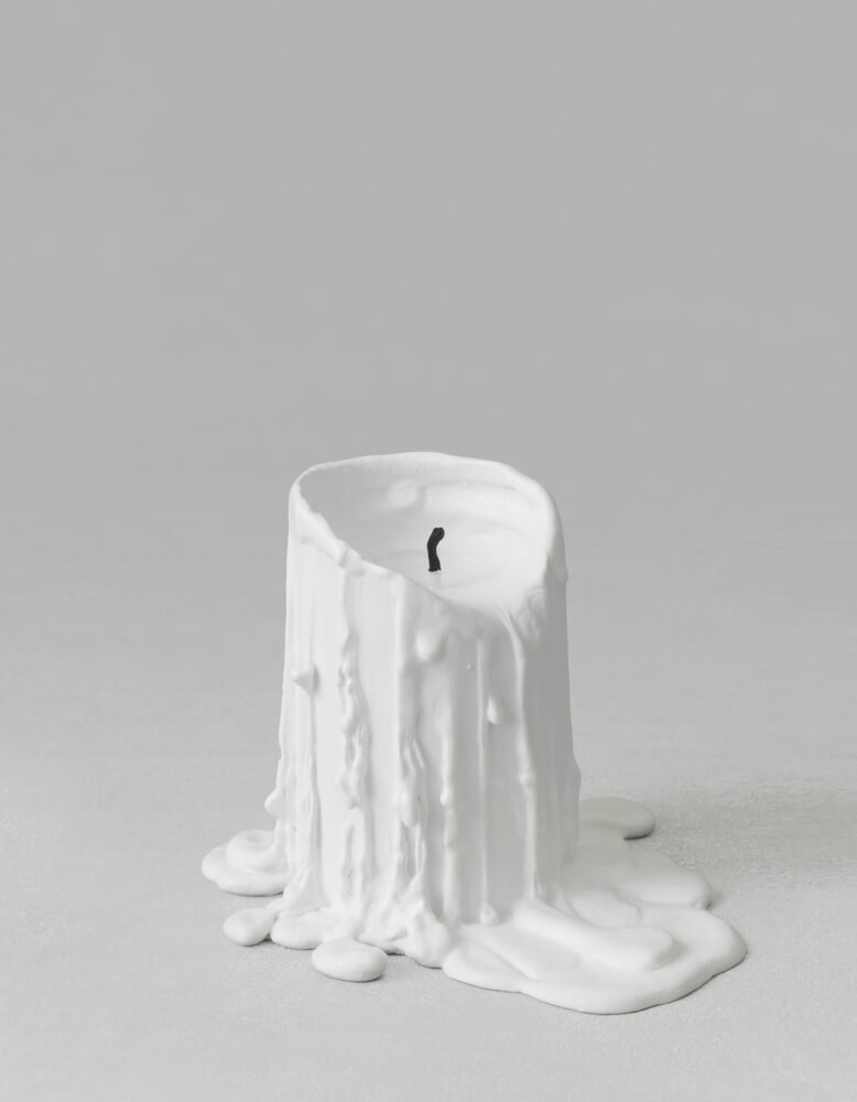 still.life. (ghost white candle) | UGO RONDINONE