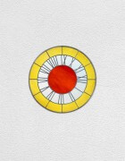 yellow white orange clock | UGO RONDINONE