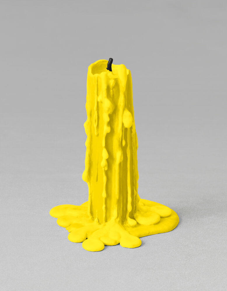 STILL.LIFE. (YELLOW CANDLE) | UGO RONDINONE