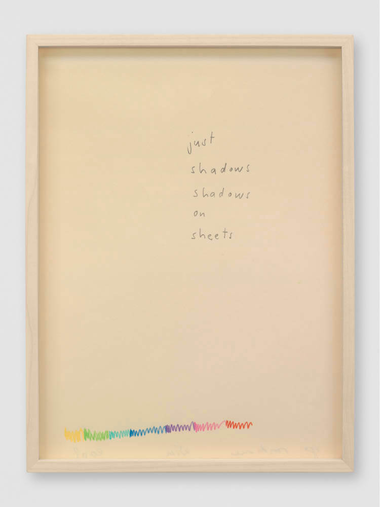 lines out to silence | UGO RONDINONE