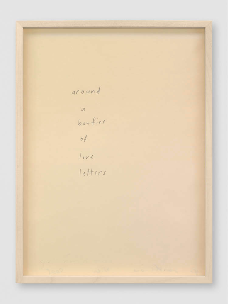lines out to silence | UGO RONDINONE