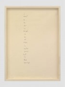 lines out to silence | UGO RONDINONE