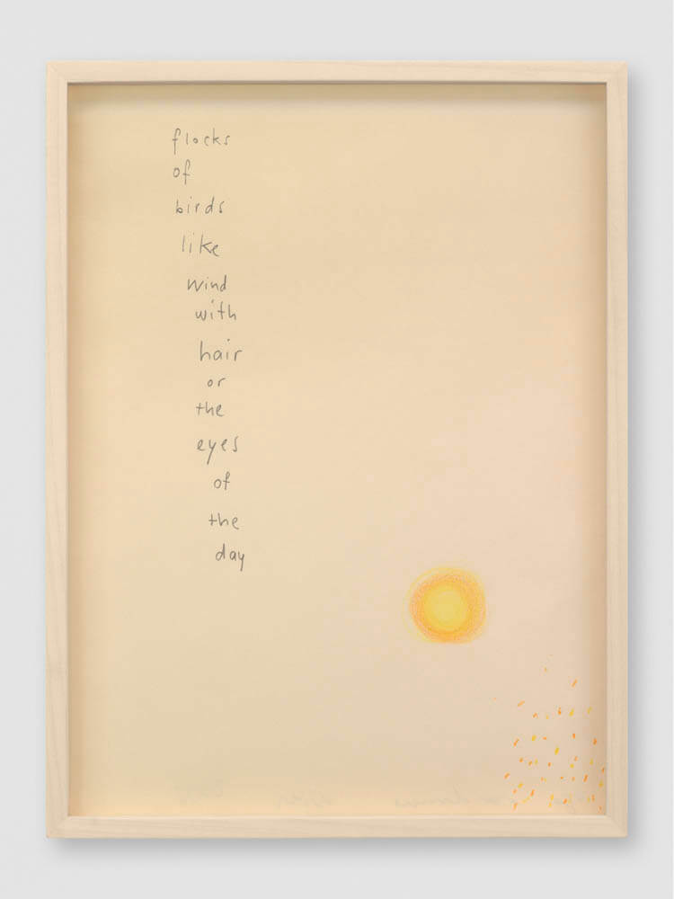 lines out to silence | UGO RONDINONE
