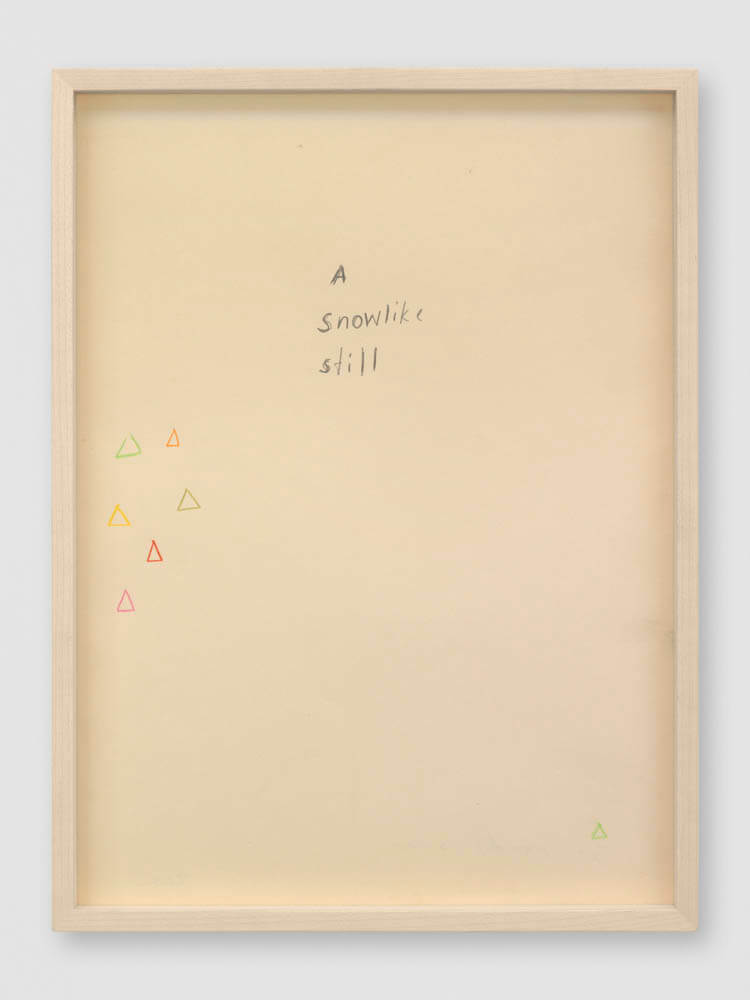 lines out to silence | UGO RONDINONE
